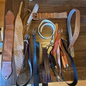 Assorted Belts - Multiple Colors and Styles